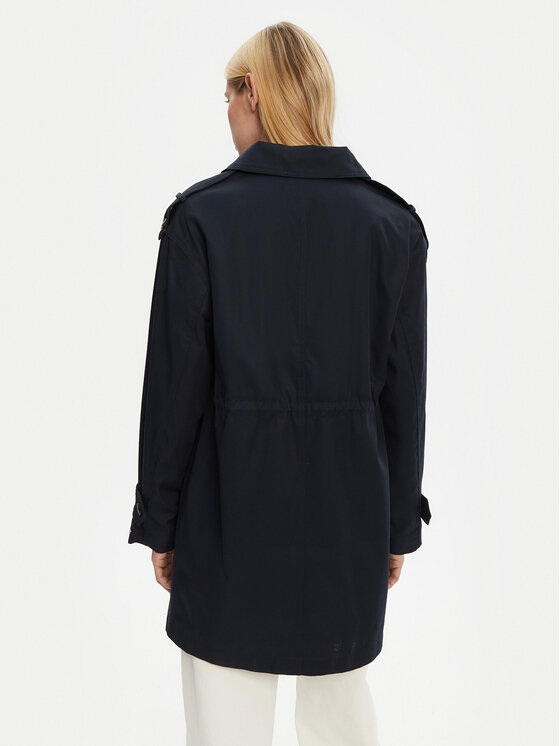 Tommy Hilfiger Tommy Hilfiger Parka Essential WW0WW43742 Granatowy Regular Fit