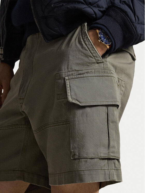 Polo Ralph Lauren Polo Ralph Lauren Szorty materiałowe 710964027002 Zielony Relaxed Fit