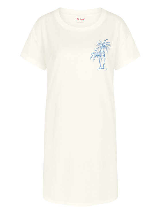 Triumph Triumph Camicia da notte 10221117 Crema Relaxed Fit
