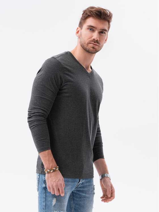 Ombre Ombre Longsleeve Z41 Szary Regular Fit