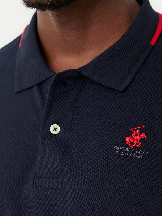 Beverly Hills Polo Club Beverly Hills Polo Club Поло P-SS26M-P2525 Cиній Regular Fit