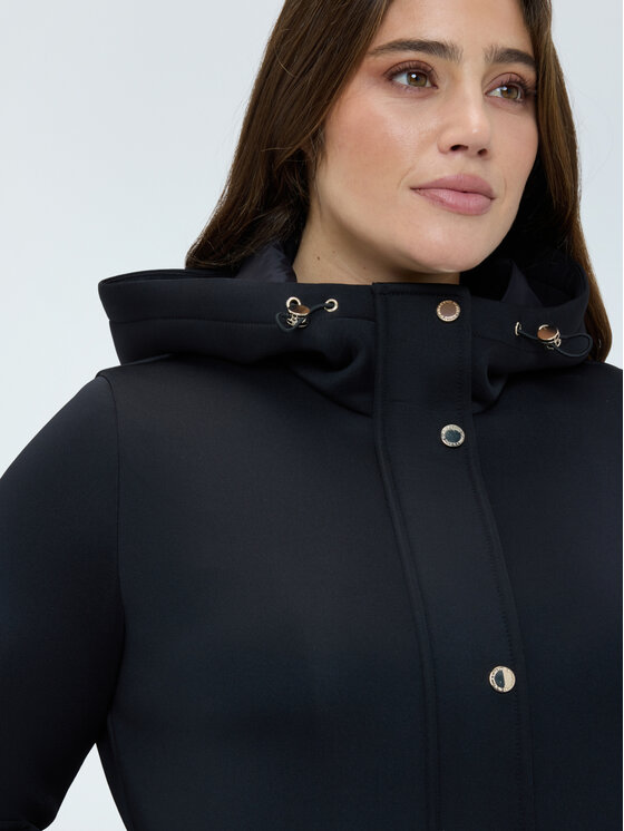 Fiorella Rubino Fiorella Rubino Płaszcz zimowy 8000L000081N033 Czarny Regular Fit