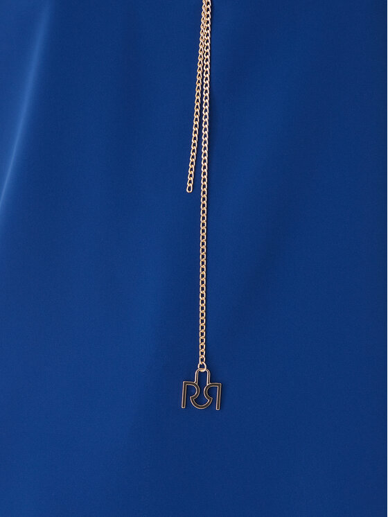 Rinascimento Rinascimento Bluzka CFC0127446003 Niebieski Regular Fit