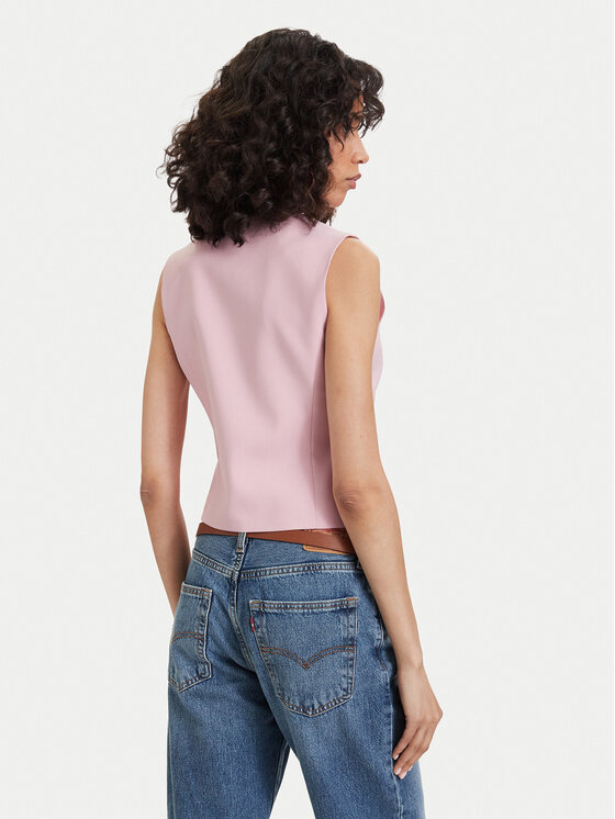 Tommy Hilfiger Tommy Hilfiger Weste WW0WW48882 Rosa Regular Fit