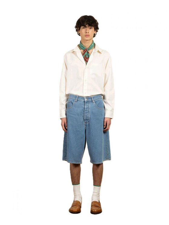 Drole de Monsieur Drole de Monsieur Bermuda g-bs147-co179-lbe Blu Regular Fit