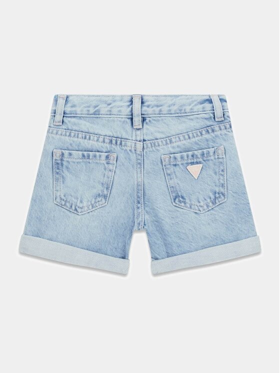 Guess Kids Guess Kids Kalhoty z materiálu 181424 Modrá Regular Fit