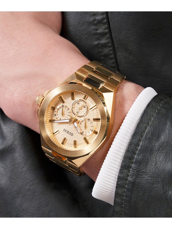 Guess Guess Zegarek GW0798G2 Złoty