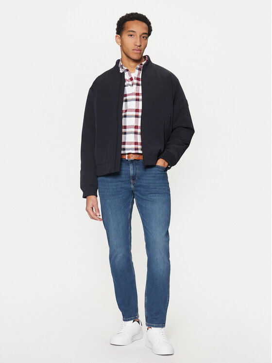 Tommy Hilfiger Tommy Hilfiger Bundy bomber MW0MW37789 Tmavomodrá Regular Fit