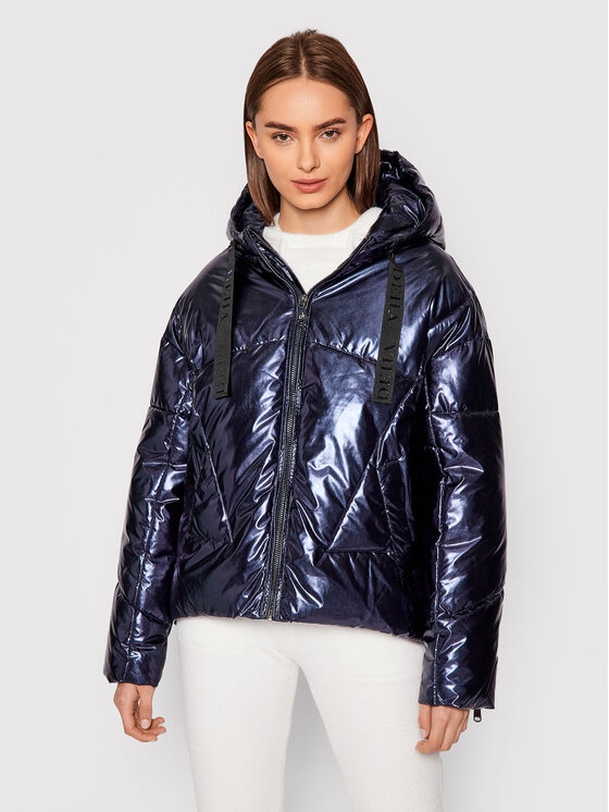 Deha Geacă din puf D53274 Bleumarin Oversize Bleumarin imagine noua