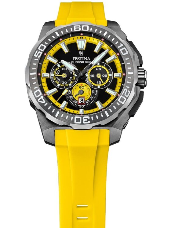 Festina Festina Zegarek F20725-1 Żółty