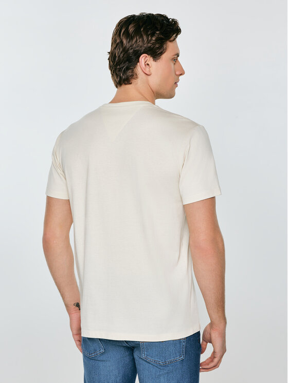 BIG STAR BIG STAR T-Shirt FEREN Kremowy Basic Fit