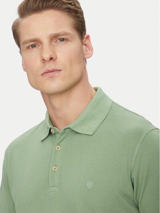 Jack&Jones Jack&Jones Polo majica William 12257315 Zelena Regular Fit