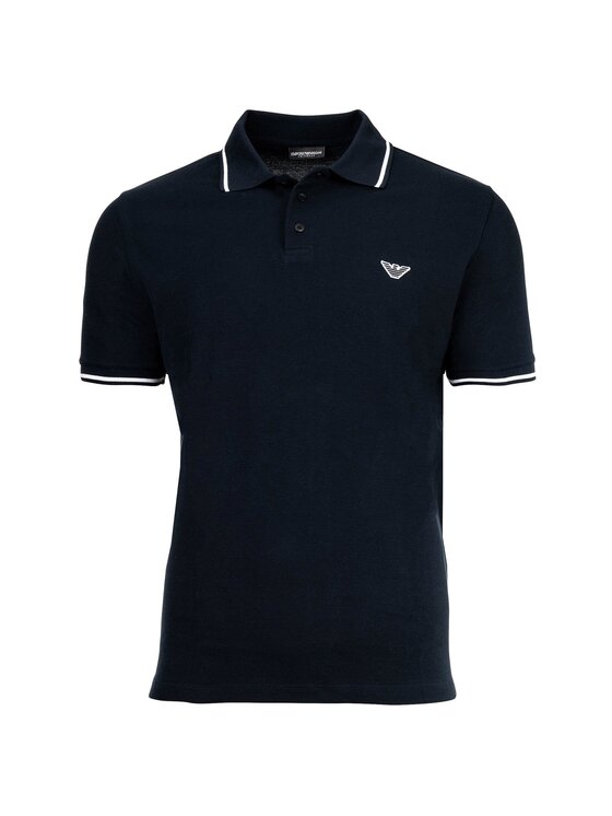 Emporio Armani Emporio Armani Polo 31694 Niebieski Comfort Fit