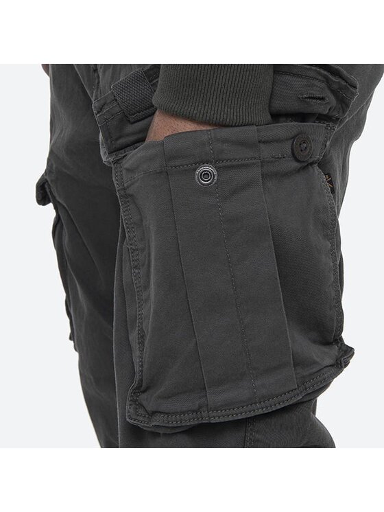 Alpha Industries Alpha Industries Spodnie materiałowe AI.116203-136-29 Szary Carrot Fit