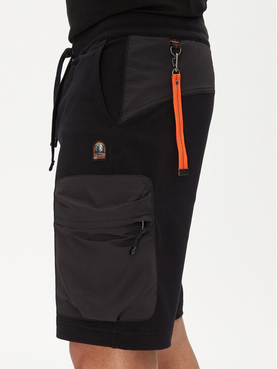 Parajumpers Parajumpers Спортивні шорти Irvine 25SMPMPARE06 Чорний Regular Fit