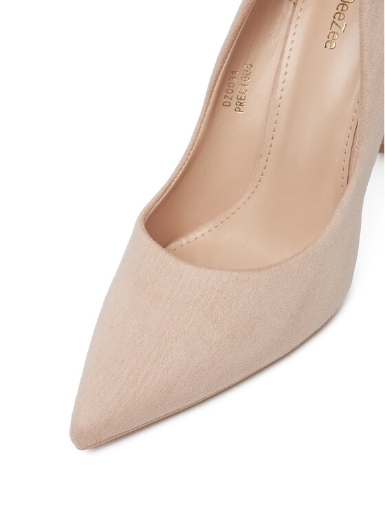DeeZee DeeZee Pantofi cu toc subțire DZ0031 Bej