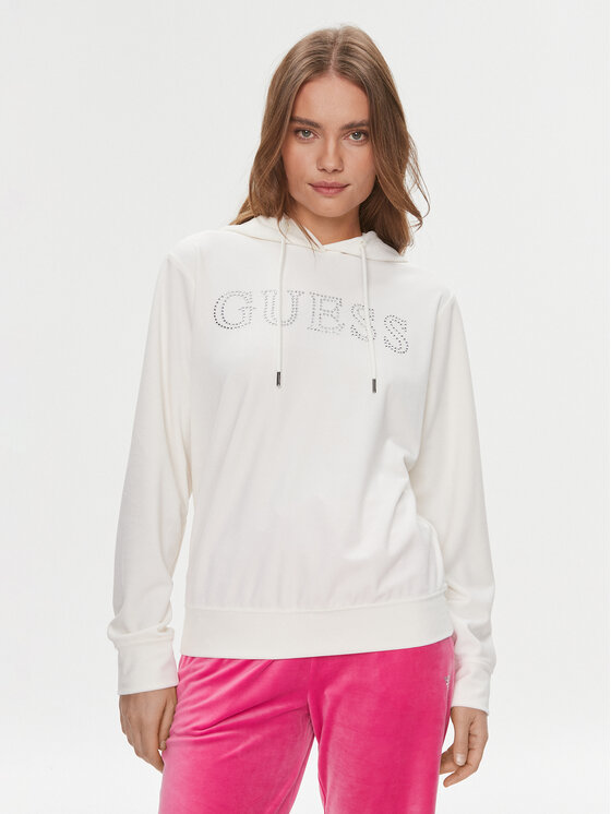 Guess Guess Pulóver Couture V4RQ25 KBXI2 Ekru Regular Fit