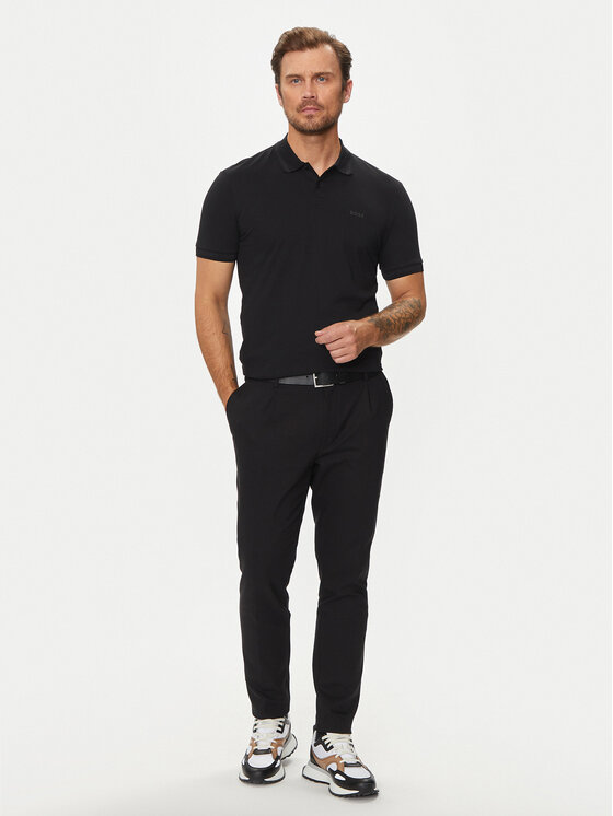 BOSS Boss Polokošile Pio 1 50507583 Černá Regular Fit