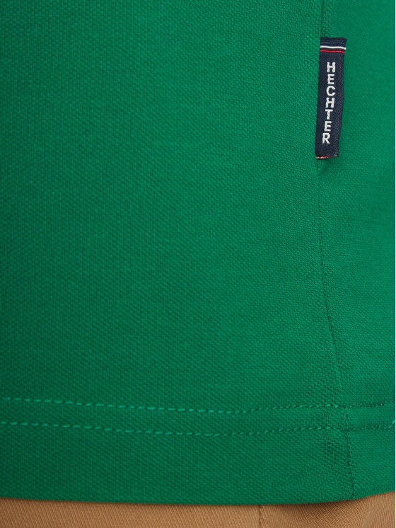 Hechter Paris Hechter Paris Polo marškinėliai Pique H-Eco 74004 151902 Žalia Regular Fit