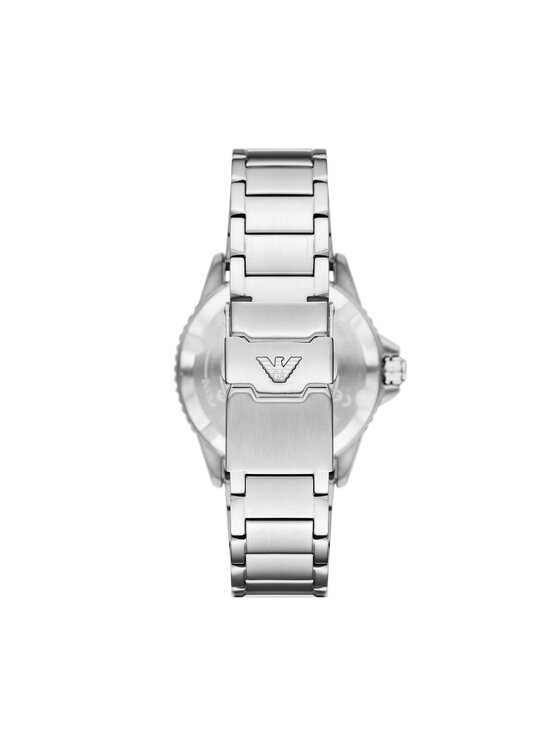 Emporio Armani Emporio Armani Ročna ura World Explorer AR11697 Srebrna