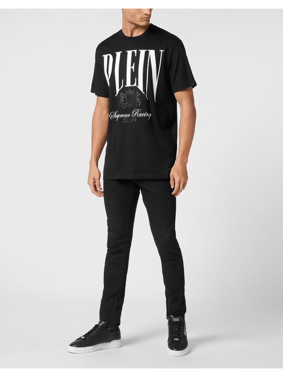 PHILIPP PLEIN PHILIPP PLEIN Tričko 21689 Čierna Regular Fit