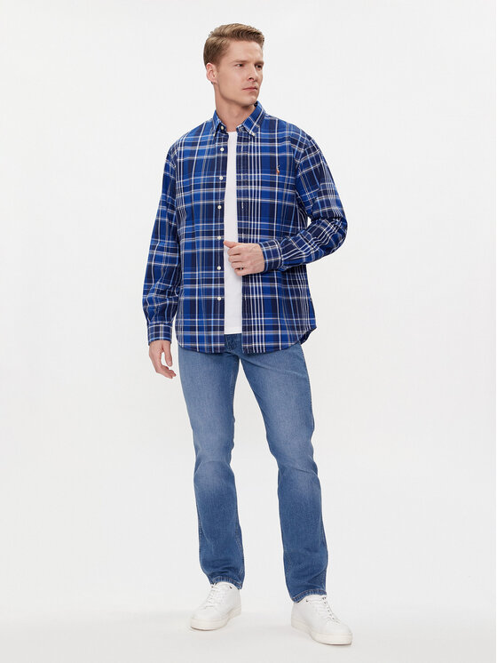 Wrangler Wrangler Jeansy Greensboro 112350836 Niebieski Straight Fit