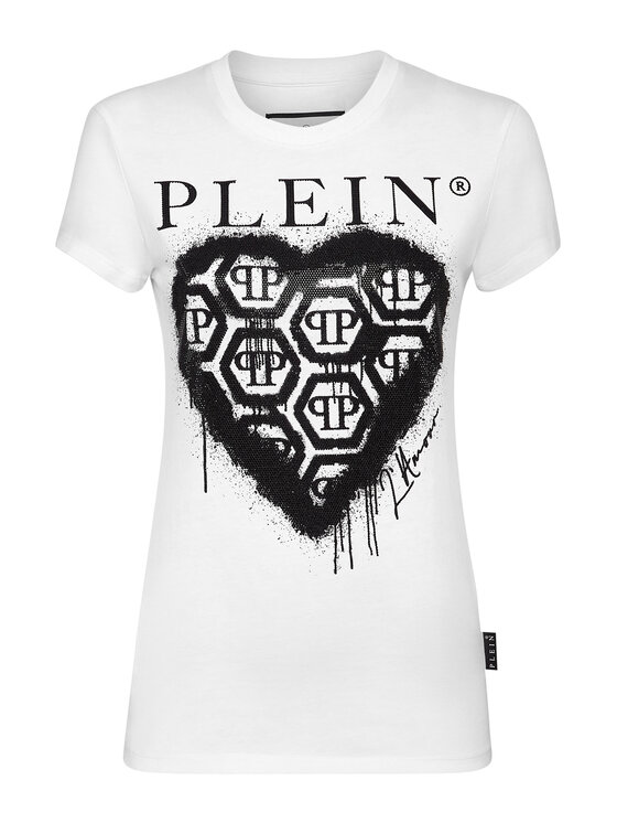 PHILIPP PLEIN PHILIPP PLEIN T-Shirt 13761 Biały Regular Fit