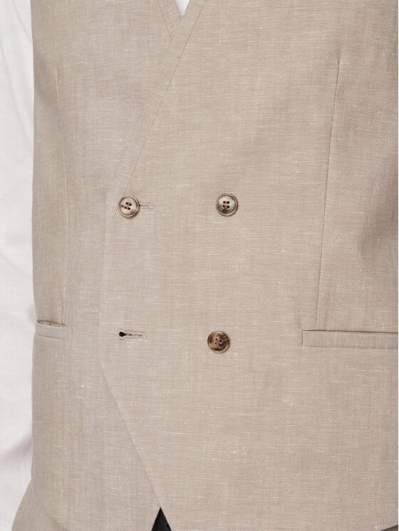 HUGO HUGO Uzvalks Arti/Hesten242V1X 50559671 Bēšs Extra Slim Fit