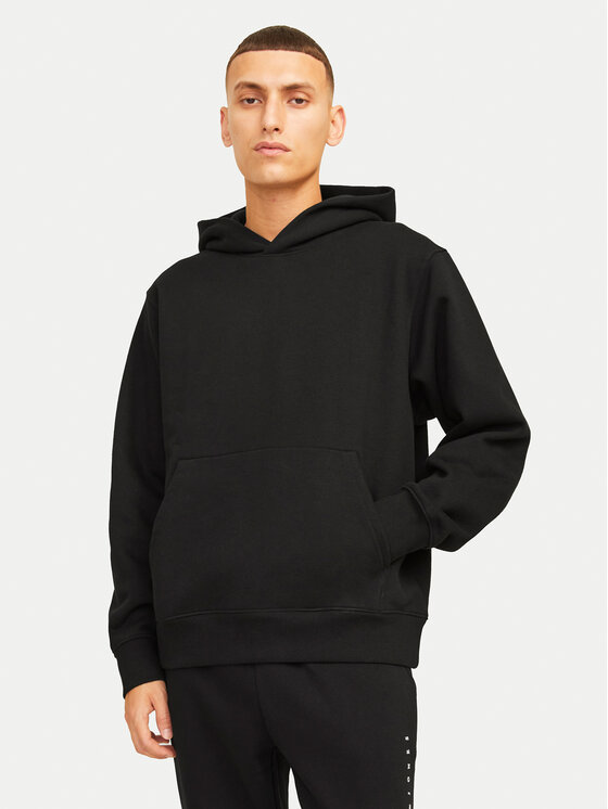 Jack&Jones Jack&Jones Majica dugih rukava Urban Edge 12259944 Crna Loose Fit