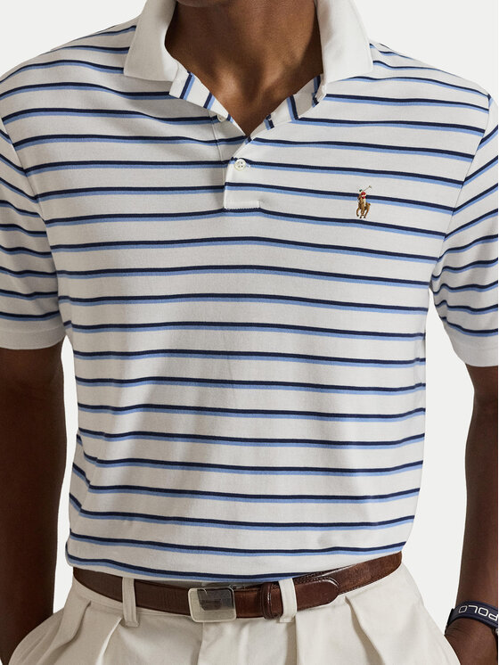 Polo Ralph Lauren Polo Ralph Lauren Tricou polo 710974586500 Alb Custom Slim Fit