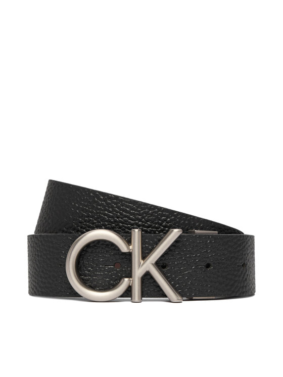 Calvin Klein Calvin Klein Opasok Ck Hallmark Logo 35Mm Adj/Rev LV04D7034G Čierna