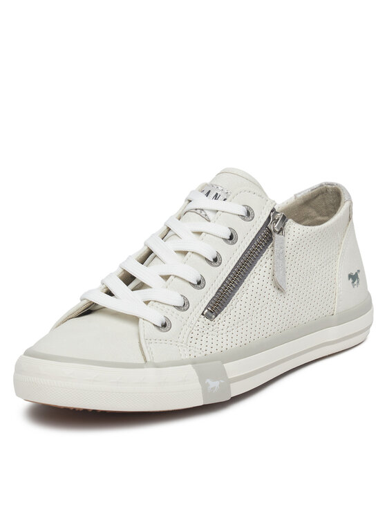 Mustang Mustang Sneakers aus Stoff 1146-316 Weiß