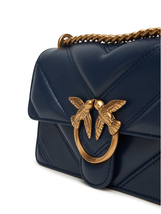PINKO PINKO Käekott Love One Mini Light Dc Al 25-26 PLTT 104550 A2OS Tumesinine