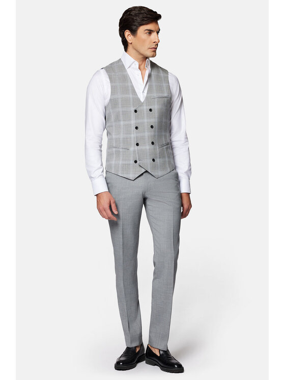 Lancerto Lancerto Kamizelka Gandesa KA131124000005 Szary Slim Fit