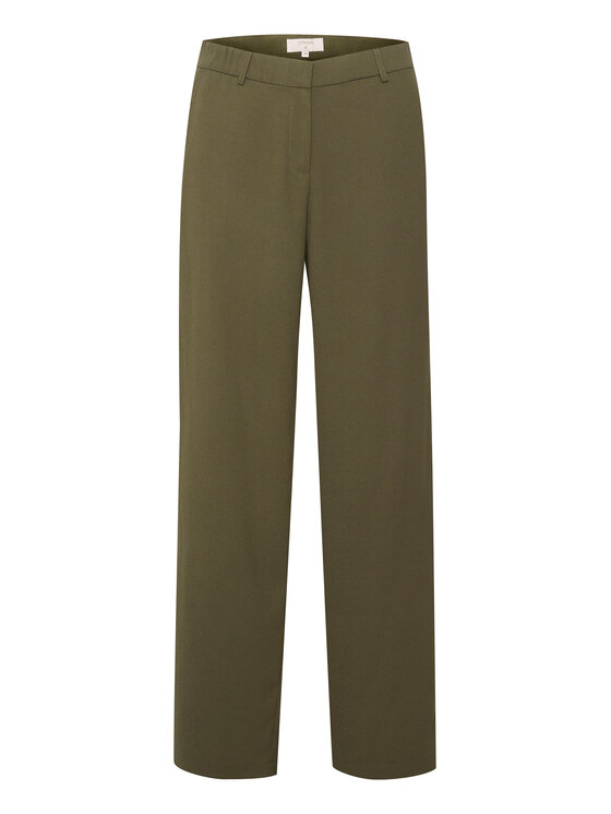 Cream Cream Hlače iz tkanine Crcocamia 10611708 Zelena Regular Fit