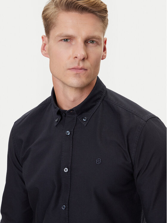 BOSS BOSS Koszula H-Roan 50544917 Granatowy Slim Fit