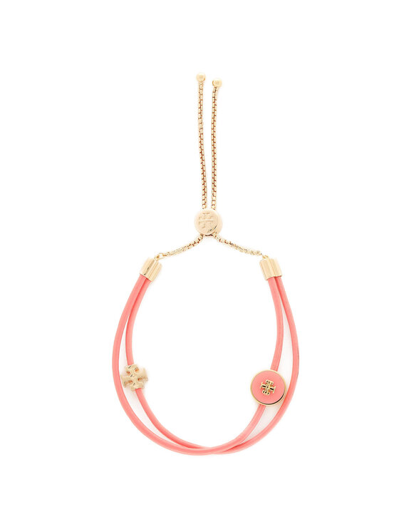 Tory Burch Tory Burch Náramok Kira Enamel Slider Bracelet 61683 Ružová