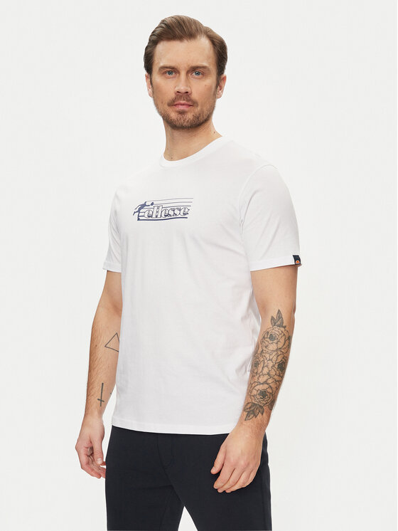 Ellesse T-krekls Compellioni SHV20123 Balts Regular Fit