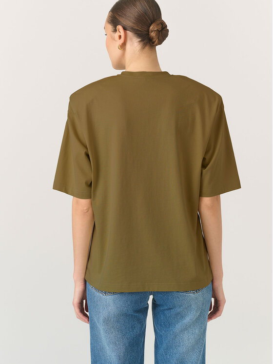 La Mania La Mania T-Shirt DRIFT Zielony Basic Fit