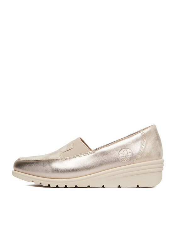 Rieker Rieker Halbschuhe L5351-60 Goldfarben
