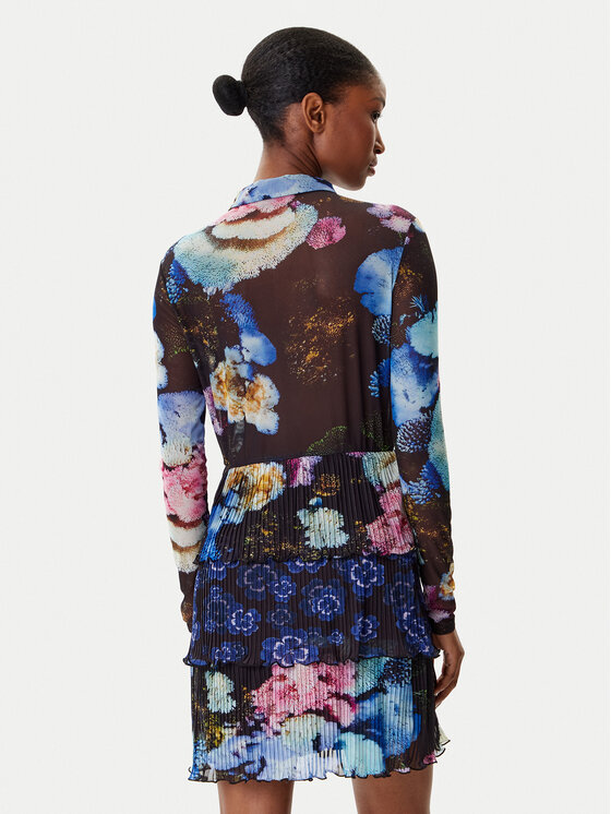 Desigual Desigual Haljina za svaki dan Coral Lacroix 25WWVK10 Šarena Regular Fit