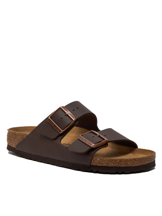 Birkenstock Birkenstock Pantoletten Arizona Birko-Flor 0051703 Braun
