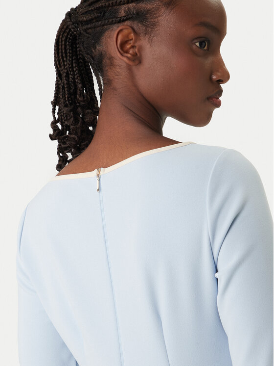 Rinascimento Rinascimento Коктейльна сукня CFC0127991003 Блакитний Slim Fit