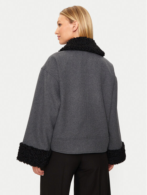 Karen by Simonsen Karen by Simonsen Преходно яке Ragnu 10105195 Сив Loose Fit