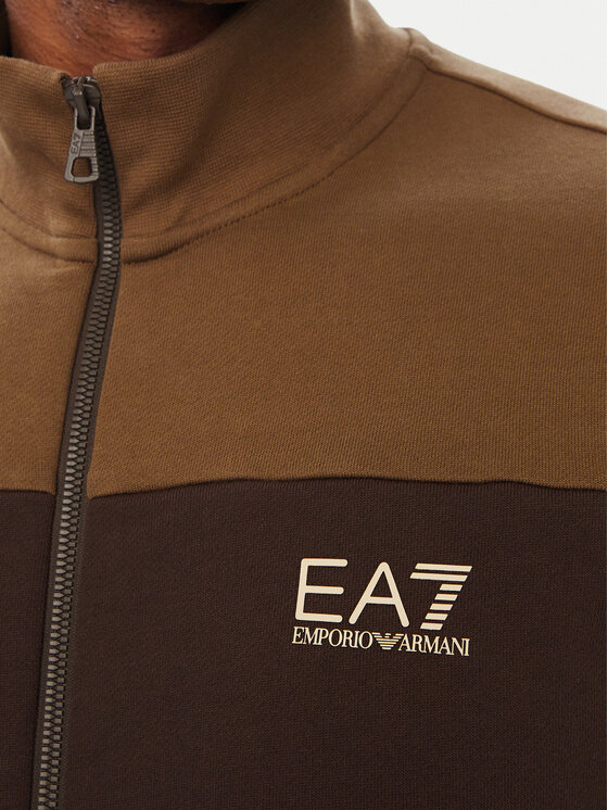 EA7 Emporio Armani EA7 Emporio Armani Trenerka 7M002405 AF10377 U6027 Tamno smeđa Regular Fit
