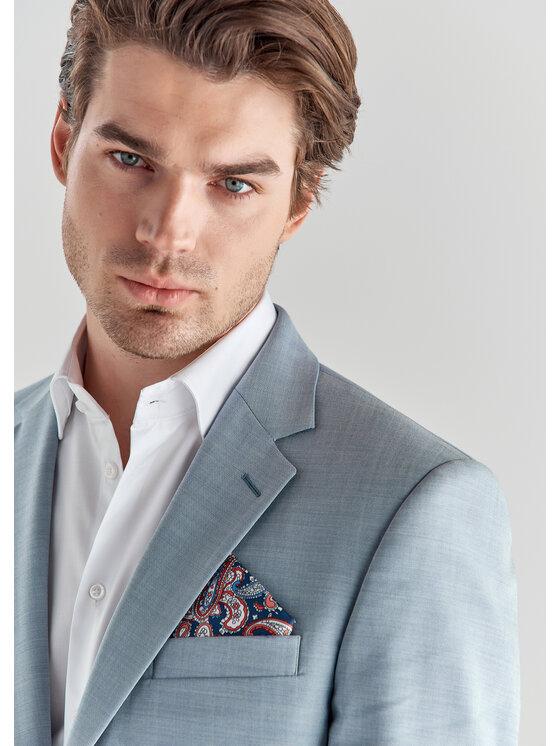 Pako Lorente Pako Lorente Marynarka P22SP-3G-004 Niebieski Slim Fit