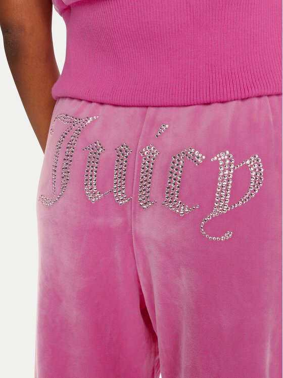 Juicy Couture Juicy Couture Donji dio trenerke Lilian JCWB121093 Ružičasta Regular Fit