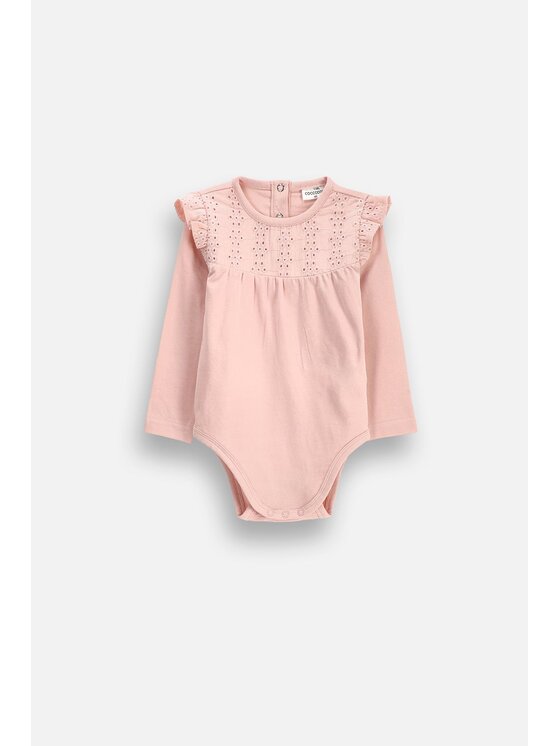 Coccodrillo Coccodrillo Dětské body ZC6112104MGN-033 Růžová Regular Fit