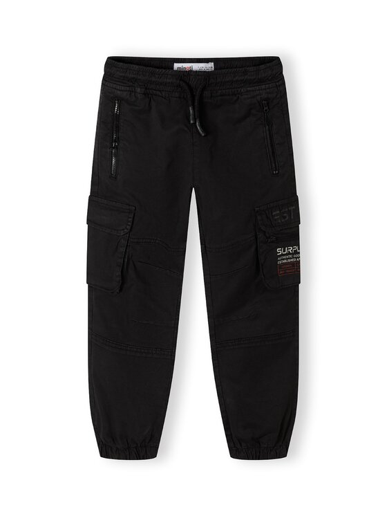 minoti minoti Spodnie cargo 27PANT42 Czarny Regular Fit