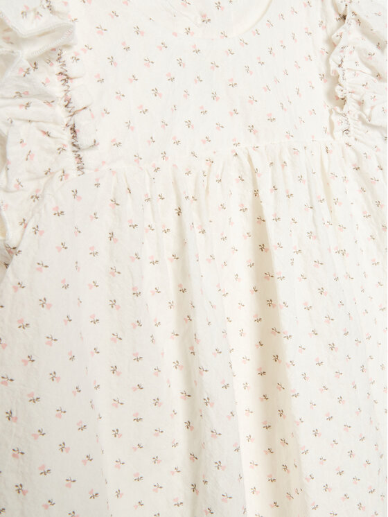 United Colors Of Benetton United Colors Of Benetton Sukienka letnia 4PWMAV009 Biały Regular Fit